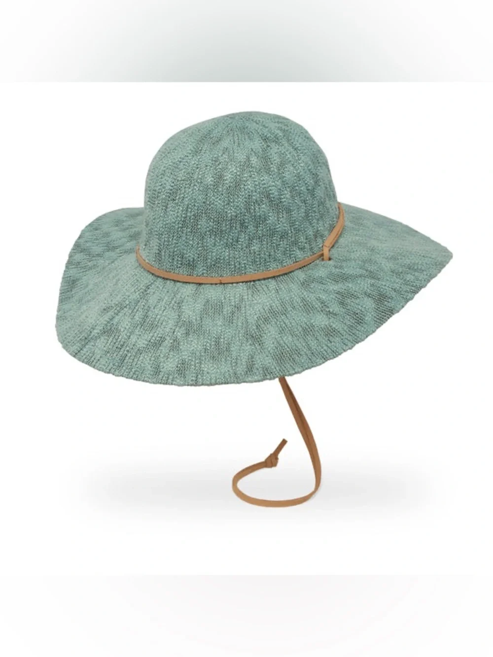 Sunday Afternoons Sol Seeker Sea Glass Green Woven Sun Hat Size Medium UPF 50+